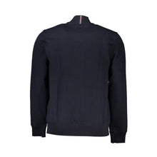 Load image into Gallery viewer, Tommy Hilfiger Sleek Blue Zip Sweatshirt with Embroidery Detail