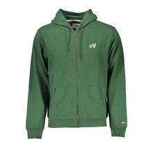 Load image into Gallery viewer, Tommy Hilfiger Chic Green Hooded Zip Sweater