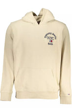 Load image into Gallery viewer, Tommy Hilfiger Beige Brushed Hooded Sweatshirt with Embroidery