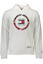 Load image into Gallery viewer, Tommy Hilfiger Chic White Hooded Sweatshirt with Logo Embroidery