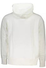Load image into Gallery viewer, Tommy Hilfiger Sleek White Hooded Sweatshirt with Central Pocket