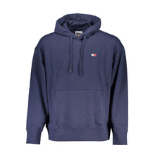 Load image into Gallery viewer, Tommy Hilfiger Chic Blue Hooded Sweatshirt with Logo Detail