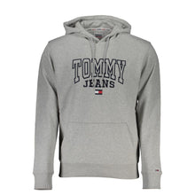 Load image into Gallery viewer, Tommy Hilfiger Elegant Gray Hooded Cotton Sweatshirt