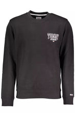 Load image into Gallery viewer, Tommy Hilfiger Sleek Crew-Neck Cotton Sweatshirt in Black