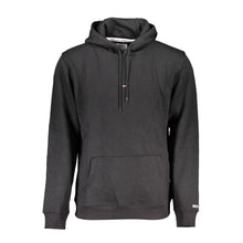 Load image into Gallery viewer, Tommy Hilfiger Sleek Hooded Fleece Sweatshirt in Black