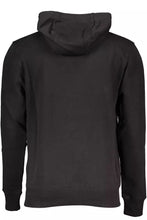 Load image into Gallery viewer, Tommy Hilfiger Sleek Hooded Cotton Sweatshirt in Black
