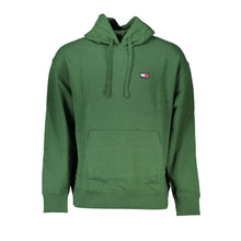 Load image into Gallery viewer, Tommy Hilfiger Green Hooded Cotton Sweatshirt