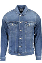 Load image into Gallery viewer, Tommy Hilfiger Chic Blue Denim Jacket with Embroidered Logo