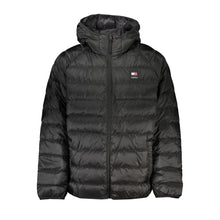 Load image into Gallery viewer, Tommy Hilfiger Elegant Black Hooded Jacket