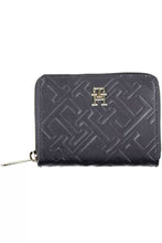 Load image into Gallery viewer, Tommy Hilfiger Elegant Blue Polyethylene Wallet with Contrast Detail