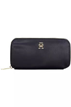 Load image into Gallery viewer, Tommy Hilfiger Chic Blue Nylon Wallet with Logo Detail