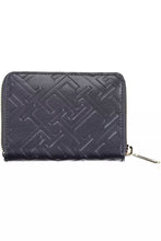 Load image into Gallery viewer, Tommy Hilfiger Elegant Blue Polyethylene Wallet with Contrast Detail