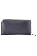 Load image into Gallery viewer, Tommy Hilfiger Elegant Blue Leather Wallet with Multiple Compartments