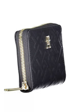 Load image into Gallery viewer, Tommy Hilfiger Elegant Blue Polyethylene Wallet with Contrast Detail