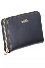 Load image into Gallery viewer, Tommy Hilfiger Chic Blue Zip Wallet with Multiple Compartments