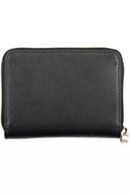 Load image into Gallery viewer, Tommy Hilfiger Sleek Black Polyethylene Wallet with Zip Closure