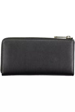 Load image into Gallery viewer, Tommy Hilfiger Elegant Black Polyethylene Wallet with Zip Closure