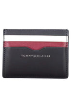 Load image into Gallery viewer, Tommy Hilfiger Elegant Blue Leather Card Holder