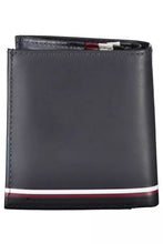 Load image into Gallery viewer, Tommy Hilfiger Blue Leather Dual-Compartment Wallet