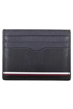 Load image into Gallery viewer, Tommy Hilfiger Elegant Blue Leather Card Holder