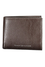 Load image into Gallery viewer, Tommy Hilfiger Elegant Brown Leather Bifold Wallet