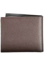 Load image into Gallery viewer, Tommy Hilfiger Elegant Brown Leather Dual Compartment Wallet