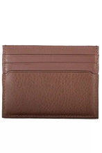 Load image into Gallery viewer, Tommy Hilfiger Elegant Brown Leather Card Holder