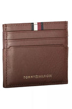 Load image into Gallery viewer, Tommy Hilfiger Elegant Brown Leather Card Holder