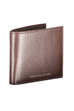 Load image into Gallery viewer, Tommy Hilfiger Elegant Brown Leather Bi-Fold Wallet