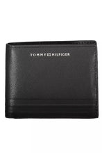 Load image into Gallery viewer, Tommy Hilfiger Elegant Black Leather Bifold Wallet