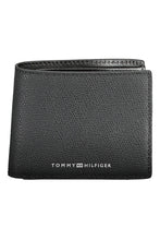 Load image into Gallery viewer, Tommy Hilfiger Elegant Black Leather Bifold Wallet