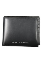 Load image into Gallery viewer, Tommy Hilfiger Sleek Black Leather Bi-Fold Wallet