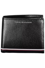 Load image into Gallery viewer, Tommy Hilfiger Elegant Black Leather Bifold Wallet