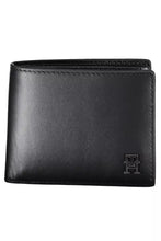 Load image into Gallery viewer, Tommy Hilfiger Sleek Black Leather Wallet with Contrast Accents