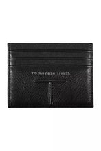 Load image into Gallery viewer, Tommy Hilfiger Sleek Black Leather Card Holder