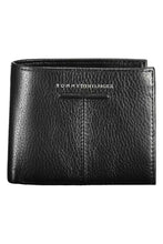 Load image into Gallery viewer, Tommy Hilfiger Chic Black Leather Dual-Compartment Wallet
