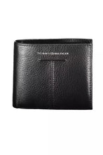 Load image into Gallery viewer, Tommy Hilfiger Sleek Black Leather Wallet with RFID Blocker