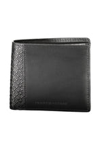 Load image into Gallery viewer, Tommy Hilfiger Elegant Black Leather Bi-Fold Wallet