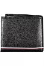 Load image into Gallery viewer, Tommy Hilfiger Elegant Black Leather Bifold Wallet