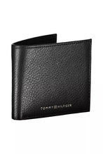 Load image into Gallery viewer, Tommy Hilfiger Elegant Black Leather Wallet