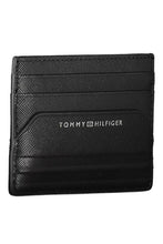 Load image into Gallery viewer, Tommy Hilfiger Sleek Black Leather Card Holder