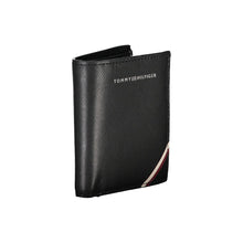 Load image into Gallery viewer, Tommy Hilfiger Sleek Black Leather Wallet with Contrasting Details