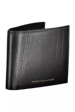 Load image into Gallery viewer, Tommy Hilfiger Elegant Black Leather Men's Wallet with RFID Blocker