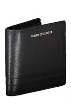 Load image into Gallery viewer, Tommy Hilfiger Elegant Black Leather Bifold Wallet