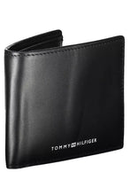 Load image into Gallery viewer, Tommy Hilfiger Elegant Black Leather Wallet with Logo Detail