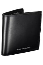 Load image into Gallery viewer, Tommy Hilfiger Sleek Black Leather Wallet with Coin Purse