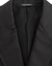 Load image into Gallery viewer, Dolce & Gabbana Elegant Black Silk Blend Two-Button Blazer