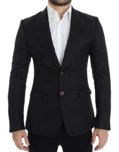 Load image into Gallery viewer, Dolce & Gabbana Elegant Black Silk Blend Two-Button Blazer