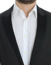 Load image into Gallery viewer, Dolce & Gabbana Elegant Black Polka Dotted Slim Fit Blazer