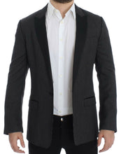 Load image into Gallery viewer, Dolce & Gabbana Elegant Black Polka Dotted Slim Fit Blazer